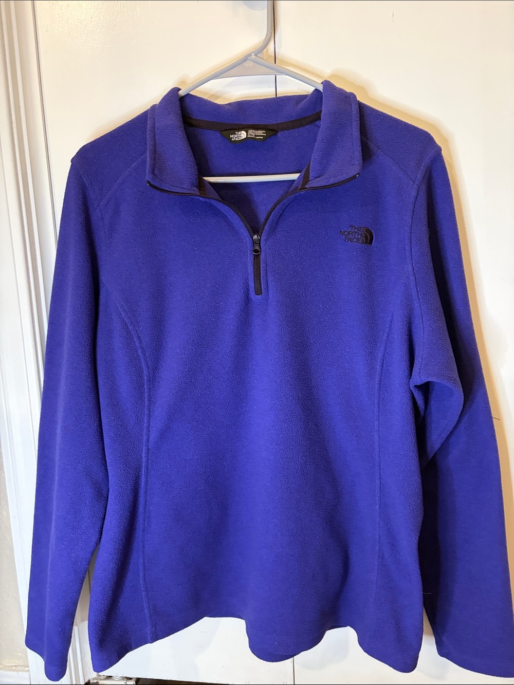 The North Face Women’s Purple Half-Zip Fleece Pullover